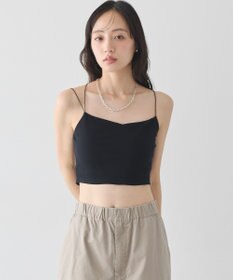 earth music&ecology カップ付ショート丈キャミソール