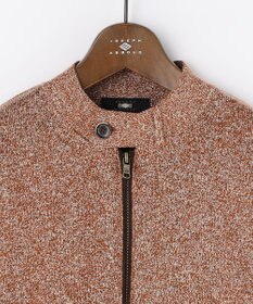 JOSEPH ABBOUD 【イタリア糸使用・伸縮性】マルチカラームリネ ニットブルゾン