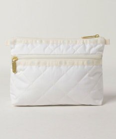 LeSportsac PERFECT COSME POUCH/ピュアホワイトキルト