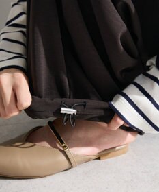 Green Parks サテンコクーンパンツ