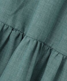 ANY 【ウエストゴム】シャンブレーライクティアード スカート