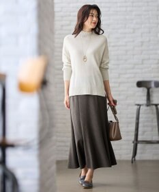 ANY L 【手洗い可】イタリーヤーンウールカシミヤミックスプルオーバー