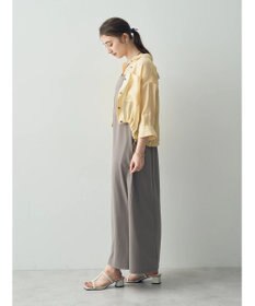 YECCA VECCA 【2点SET】シアーシャツ×Aラインキャミワンピース