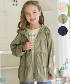 組曲 KIDS 【110-140㎝】 撥水ティアードマウンパ