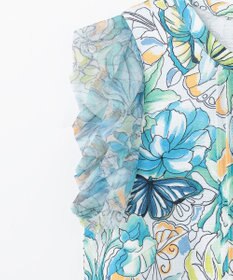 GRACE CONTINENTAL フラワーガーデンプリントトップ