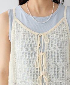 CRAFT STANDARD BOUTIQUE ノットヤーン透かしビスチェ
