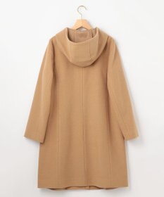 組曲 【WEB限定】ウールモッサ フーデットロングコート