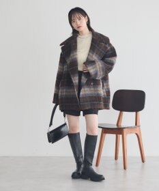 earth music&ecology ハイネックリブニットプルオーバー