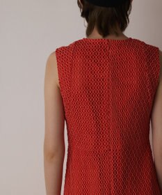 GRACE CONTINENTAL メッシュロングワンピース