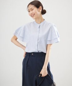 組曲 コットンレーヨンシャーティング ブラウス