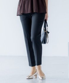 組曲 【WEB限定】T/Rツイルストレッチ テーパードパンツ