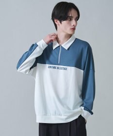 WEGO ドルマンポンチハーフZIPプルオーバー