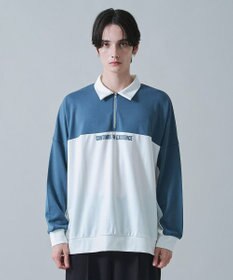 WEGO ドルマンポンチハーフZIPプルオーバー