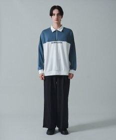 WEGO ドルマンポンチハーフZIPプルオーバー