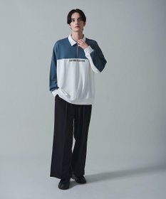 WEGO ドルマンポンチハーフZIPプルオーバー