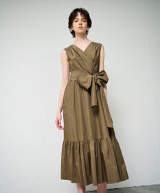 GRACE CONTINENTAL ライトタフタドレス