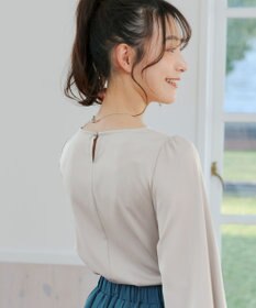 Tiaclasse L 【洗える】ボリュームスリーブブラウス