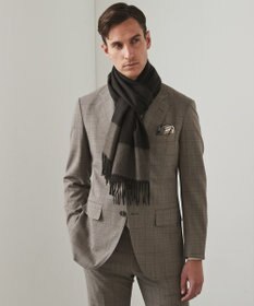 GOTAIRIKU 【カシミヤ100%】 幅広 マフラー(40cm×180cm)