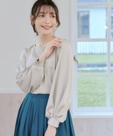 Tiaclasse L 【洗える】ボリュームスリーブブラウス