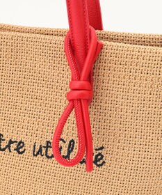 ANY ワイドフェイクラフィアトートバッグ