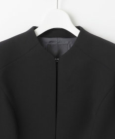 自由区 FORMAL 【ストレッチ/前開きワンピース】平二重 ジャケット+ワンピース