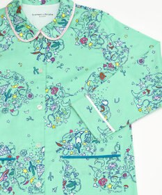 tsumori chisato SLEEP パジャマ　長袖　長ズボン　綿100%　綿サテン素材　/ワコール　UDX545