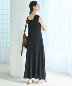 UNFILO ドライタッチフライス フレアワンピース