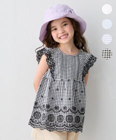 ANY KIDS ひんやり レース刺繍ブラウス