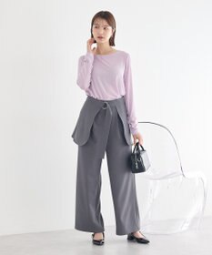 earth music&ecology 微シアーメロープルオーバー