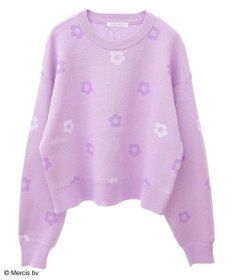 Green Parks Ｍｉｆｆｙ／フラワージャガードニットプルオーバー