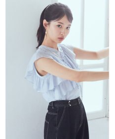 earth music&ecology ２ＷＡＹフリルブラウス