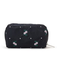LeSportsac RECTANGULAR COSMETIC/フローラルラティスEMB