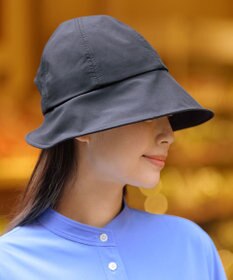 UNFILO FINE MOVE ボンネット ハット ブラック