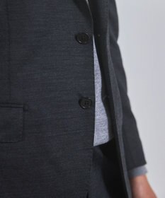 GOTAIRIKU セットアップ対応【洗える/ストレッチ/シワになりにくい】ウォッシャブルジャージー セットアップジャケット_無地（25年モデル）