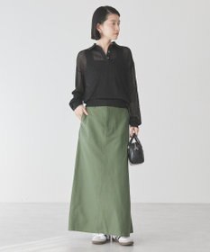 AMERICAN HOLIC メタルライクニットポロ