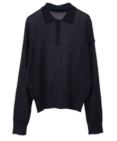 AMERICAN HOLIC メタルライクニットポロ