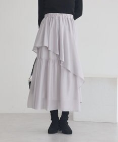 earth music&ecology シャイニーラッフルスカート