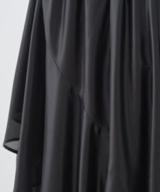 earth music&ecology シャイニーラッフルスカート