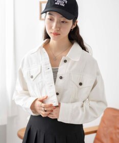 WEGO ショートデニムジャケット