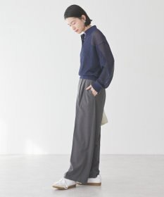 AMERICAN HOLIC メタルライクニットポロ