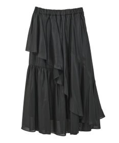 earth music&ecology シャイニーラッフルスカート