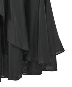 earth music&ecology シャイニーラッフルスカート