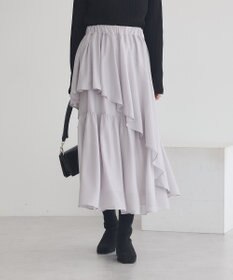 earth music&ecology シャイニーラッフルスカート