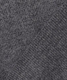 ICB L 【洗える】 エクストラファインメリノリブ Vネックカーディガン