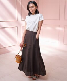 UNFILO 【新色追加】BEAUTY FORM-Tコットン ロゴフレンチT