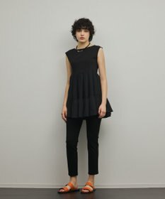 GRACE CONTINENTAL ポンチスリムパンツ