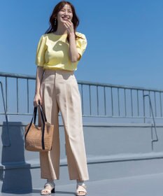 ANY SIS 【接触冷感・速乾・UVカット・洗える】スイートクール ワイドパンツ