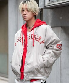 WEGO 【ユニセックス着用ITEM】グラフィックパファースタジャン