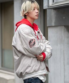 WEGO 【ユニセックス着用ITEM】グラフィックパファースタジャン