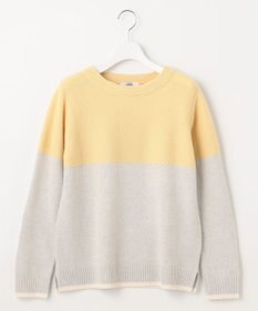 J.PRESS LADIES L 【WEB限定カラーあり・洗える】CAT ボートネック ブロッキング ニット